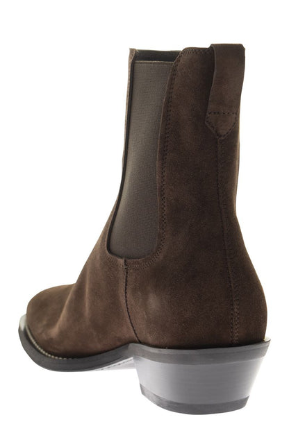 Texan suede ankle boot - VOGUERINI