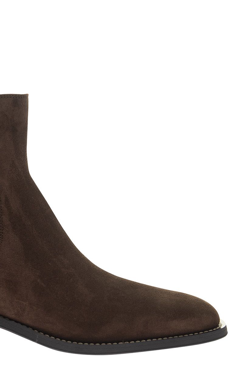 Texan suede ankle boot - VOGUERINI