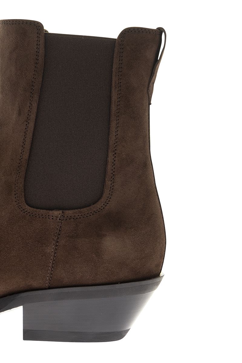 Texan suede ankle boot - VOGUERINI