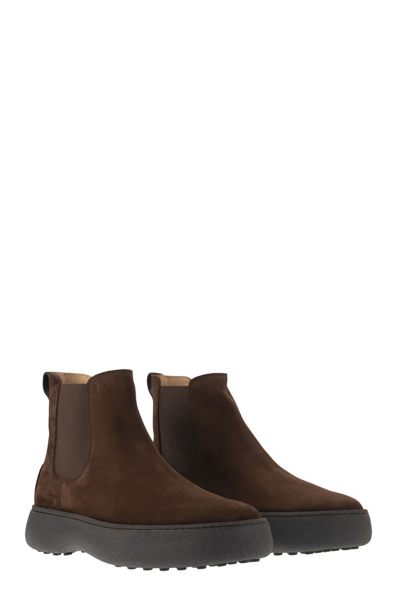 Chelsea Boot Tod's W. G. in Suede Leather - VOGUERINI