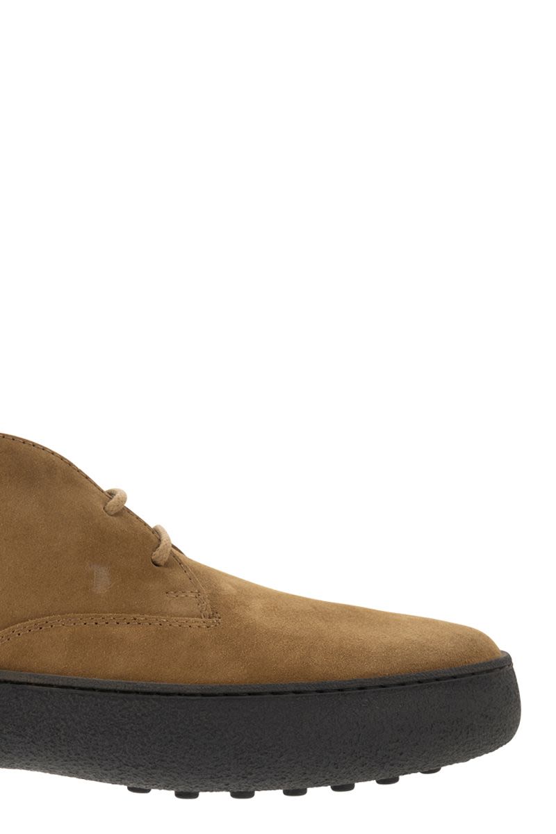 Suede leather ankle boots - VOGUERINI