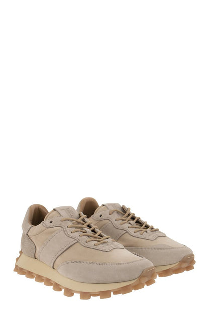 1T - Nubuck and leather trainers - VOGUERINI