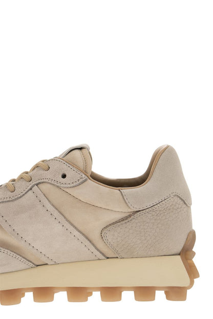 1T - Nubuck and leather trainers - VOGUERINI