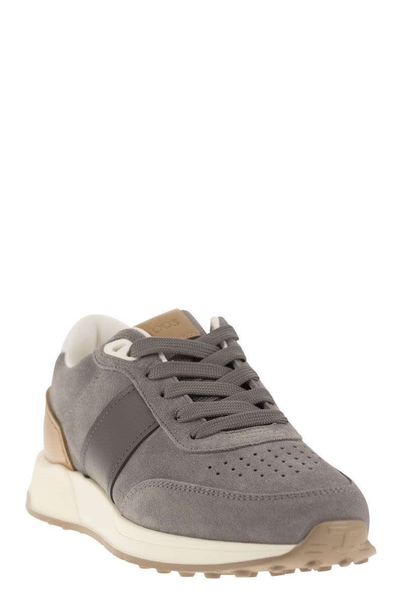 Suede Leather Sneakers - VOGUERINI