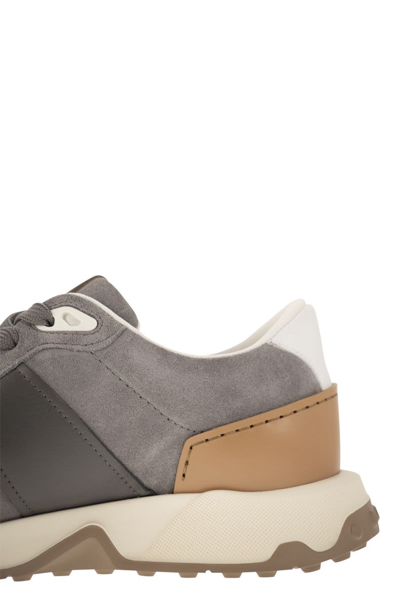 Suede Leather Sneakers - VOGUERINI