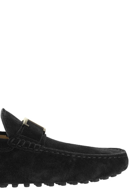 Suede leather loafer - VOGUERINI