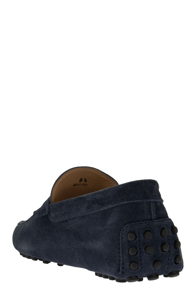 Suede leather moccasin gommino - VOGUERINI